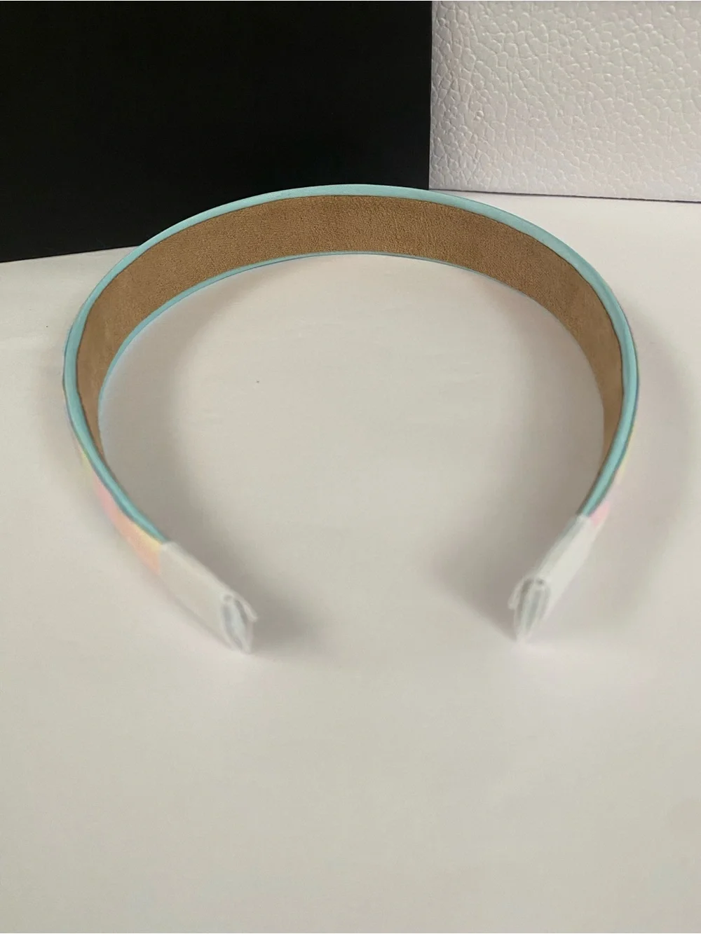 Chanel Ribbon Pastel Bubbles Headband in Light Blue - Picture 3 of 7